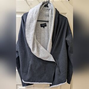 Walter Baker New York Women's Large Charcoal Draped Hooded Jacket